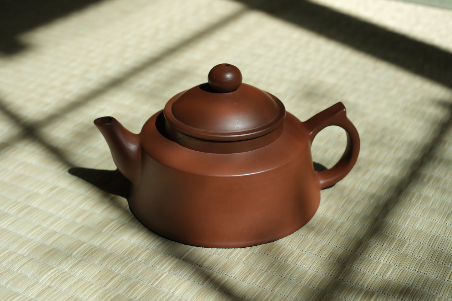 手工可旋转紫陶茶壶